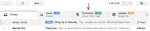 Die neuen Inbox-Tabs in Google Mail stellen E-Mail Marketer weltweit vor neue Herausforderungen.