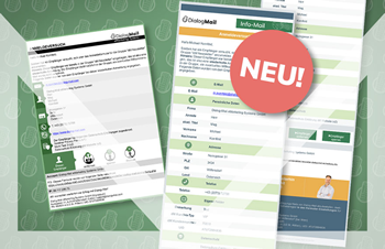 Neues Design für alle Info-Mails